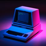 white monitor illustration