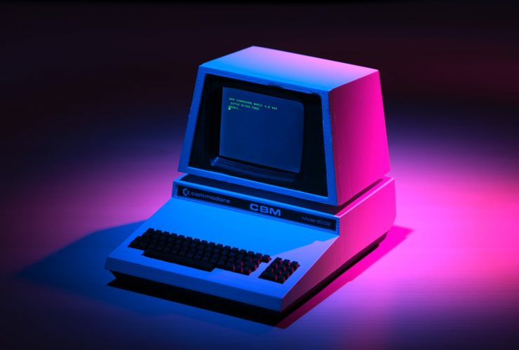 white monitor illustration