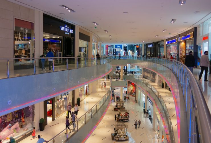 top view mall interior photo