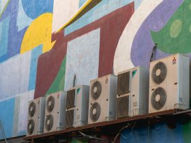 four outdoor AC unit