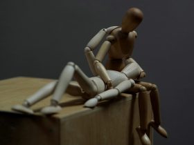 a wooden toy on a table