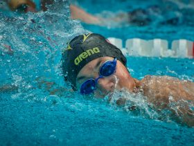 man wearing diving goggles