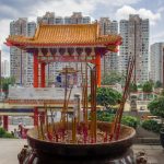 red and white concrete building