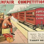 man in red jacket and brown pants holding brown wooden cart