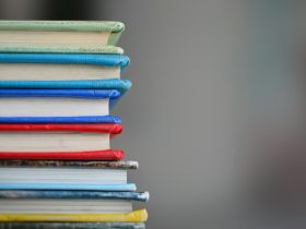 shallow focus photography of books