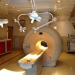 a light that is inside of a room