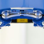 blue and yellow plastic toy