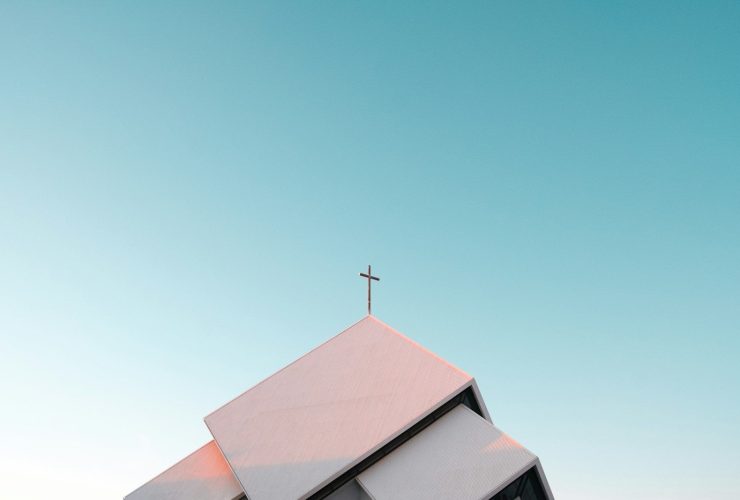 photo of brown church